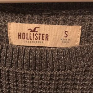 Grey hollister crew sweater
